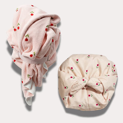 Lumelle Shower Cap & XL Hair Towel Bundle