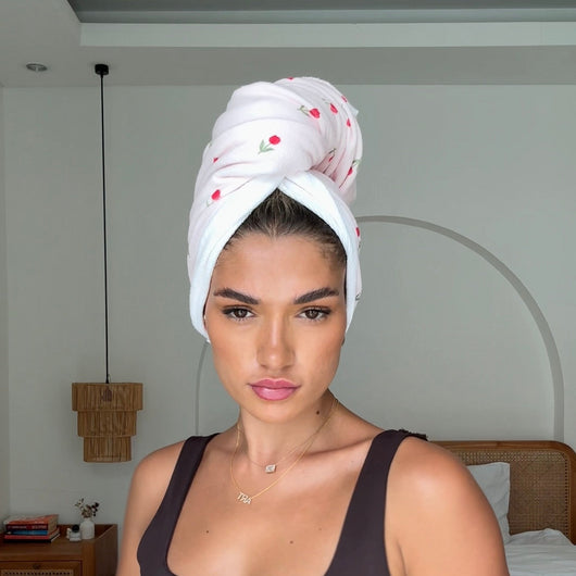 Lumelle Shower Cap & XL Hair Towel Bundle